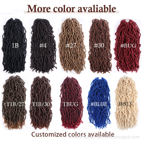 24 inch 18"  locs grey fashion braiding hair colour 33 3 play fibre braids